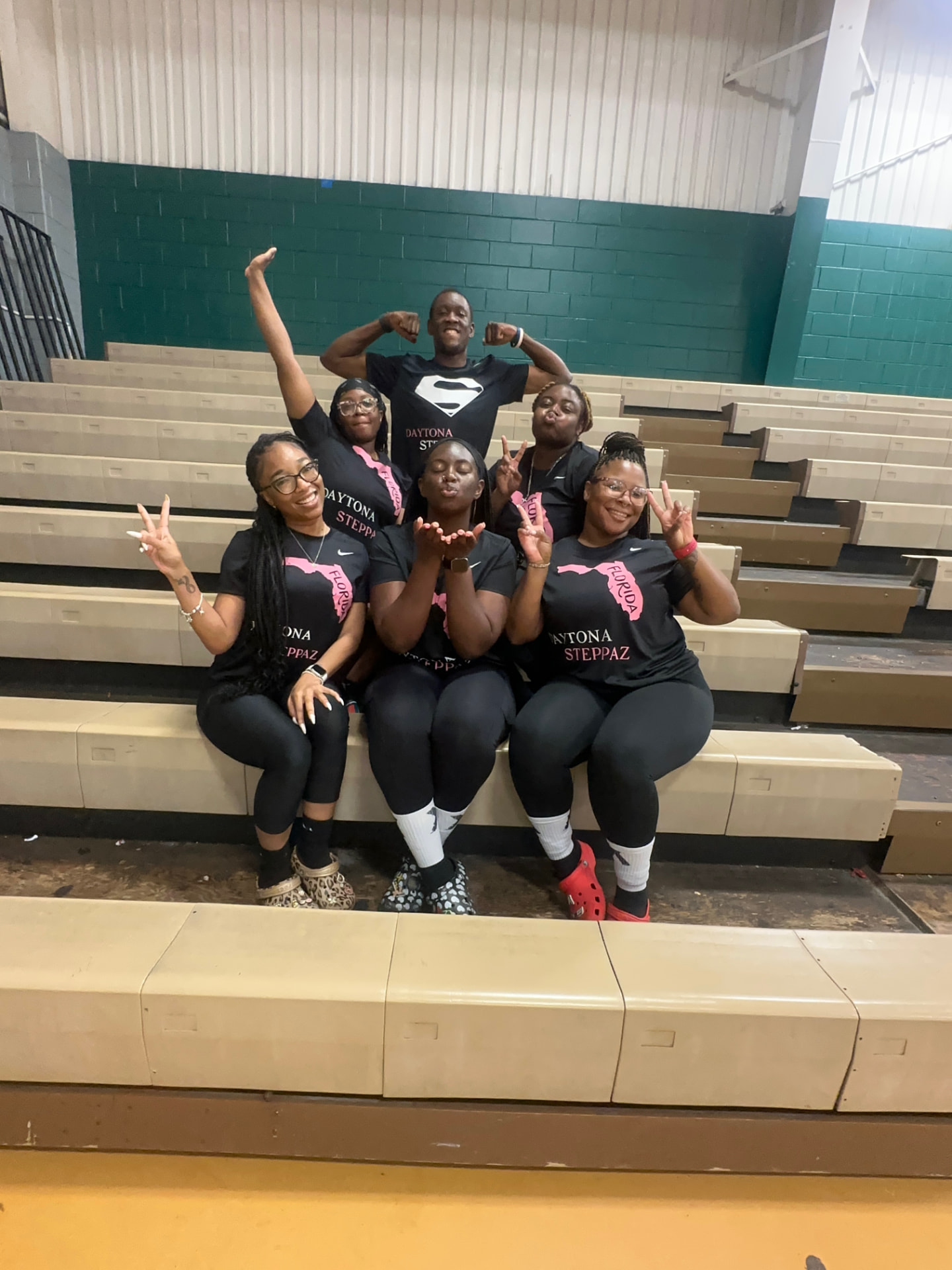 Watson with the crew